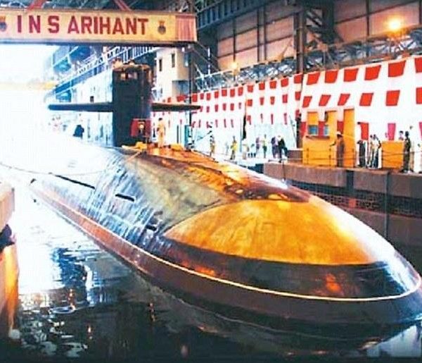 FIRST PHOTO EVER: Arihant, India’s Nuclear Ballistic Missile Sub In All Her Glory!