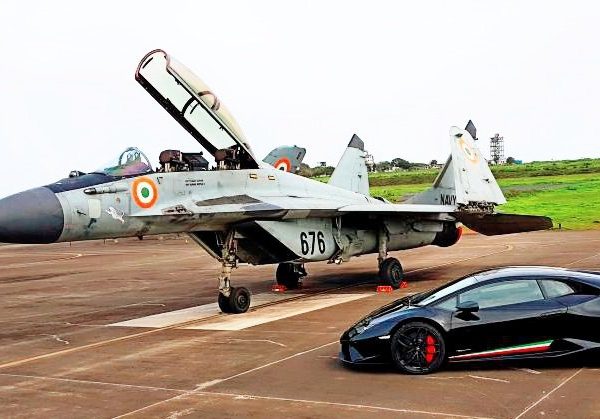 Why Is The Indian Navy Racing A MiG-29 & A Lamborghini?