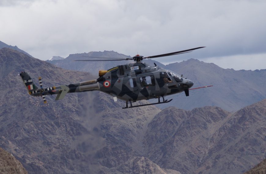 HAL’s Light Utility Helicopter Clears Tests At World’s Highest Landing Ground