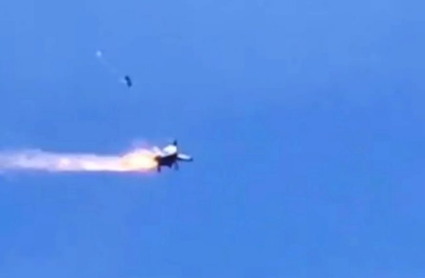 Video Captures Navy Pilots Punching Out Of Doomed MiG-29K Last Week