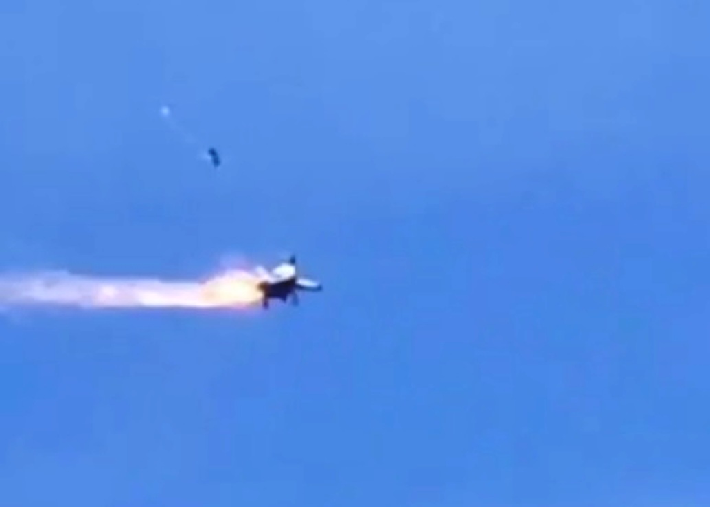 Video Captures Navy Pilots Punching Out Of Doomed MiG-29K Last Week