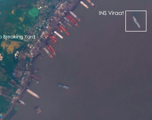 Haunting Satellite Image Captures INS Viraat’s Final Day